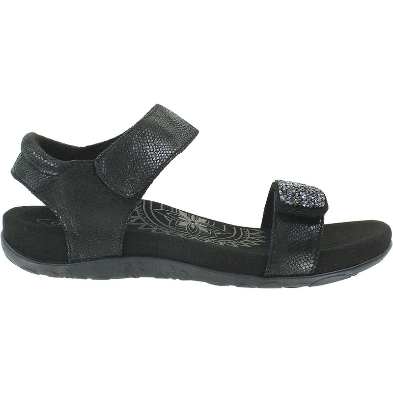 Women's Aetrex Maria Jeweled Black Synthetic