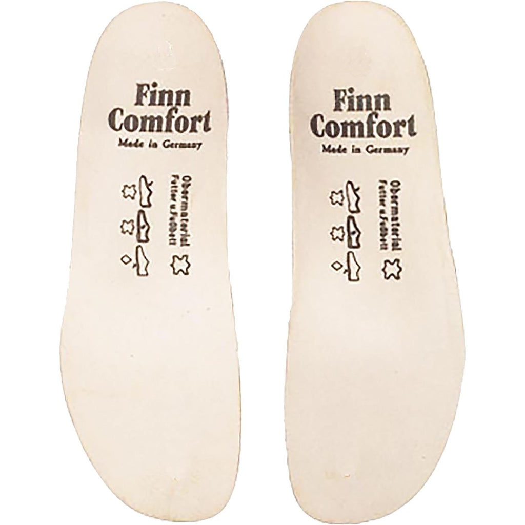 Womens Finn comfort Women's Finn Comfort Classic Comfort Footbed Non-Perforated #9542 Beige