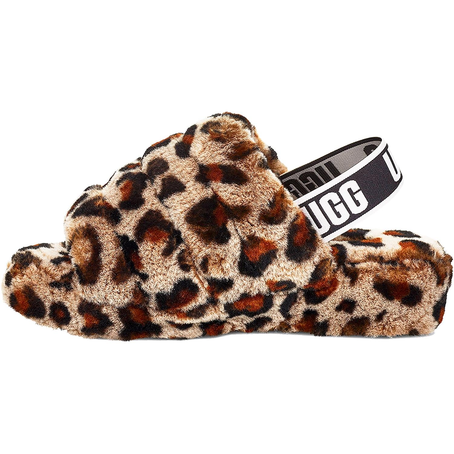 Women's UGG Fluff Yeah Slide Leopard Amphora Sheepskin – Footwear etc.
