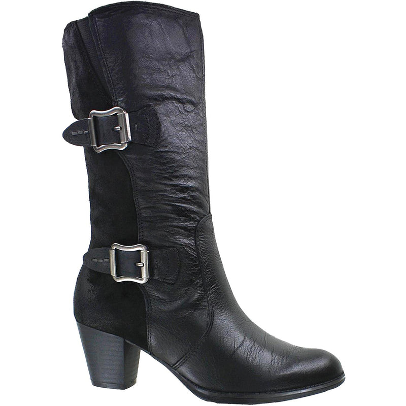 Women's Earth Larch Black Tumbled Leather