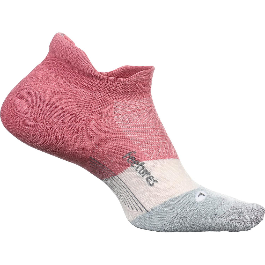 Womens Feetures Women's Feetures Elite Ultra Light No Show Tab Socks Polychrome Pink Polychrome Pink