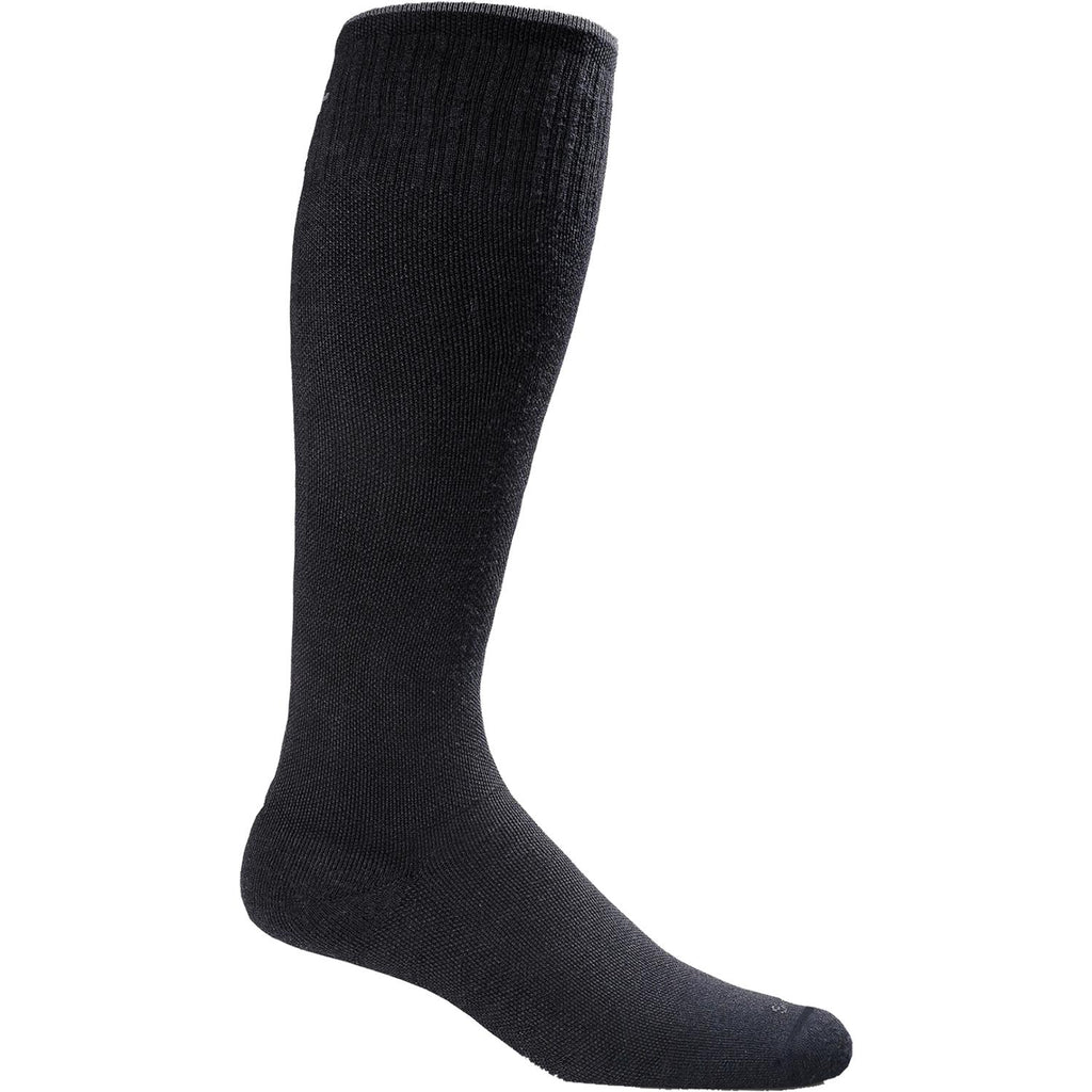 Womens Sockwell Women's Sockwell Twister Knee High Socks 20-30 mmHg Solid Black Solid Black