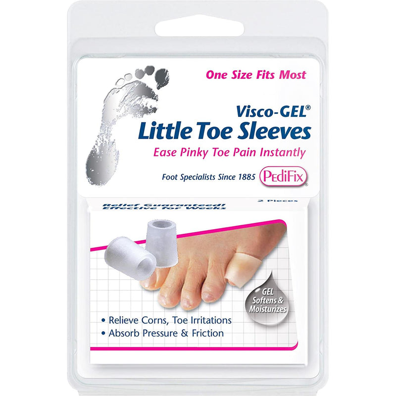 Unisex PediFix Visco-GEL Little Toe Sleeves 2 Pack