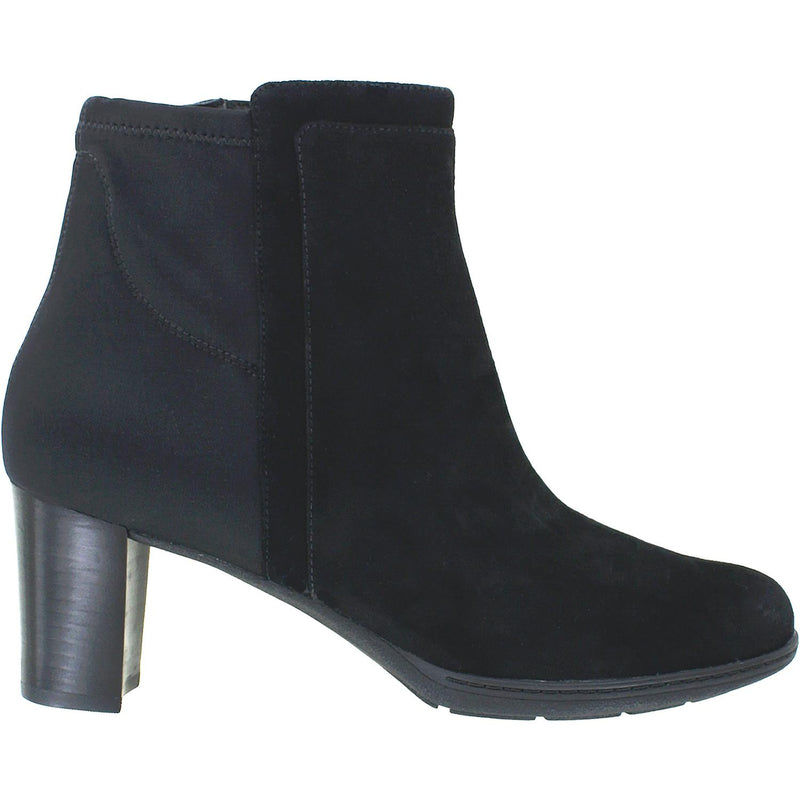 Women's Rockport Chaya Bootie Black Suede/Synthetic