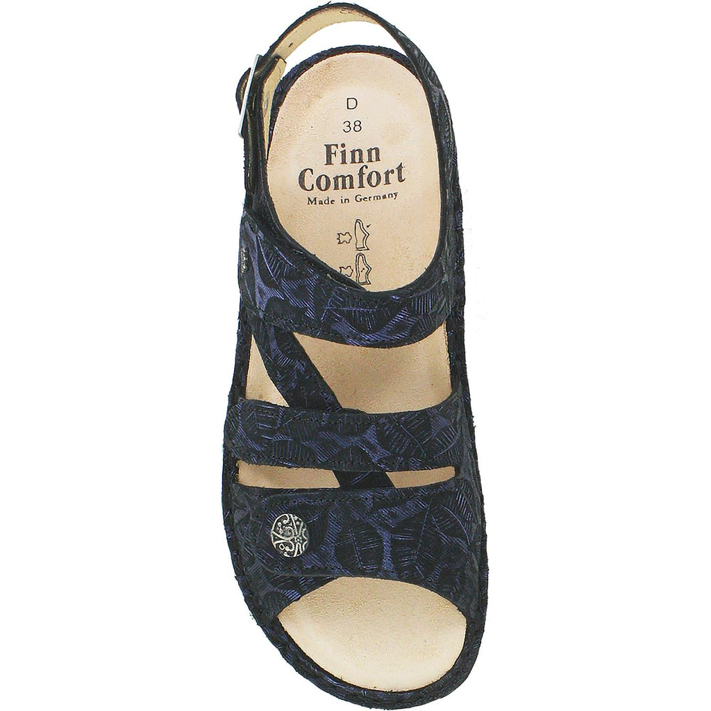 Womens Finn comfort Women's Finn Comfort Gomera Soft Pacific Leaves Leather Pacific Leaves Leather