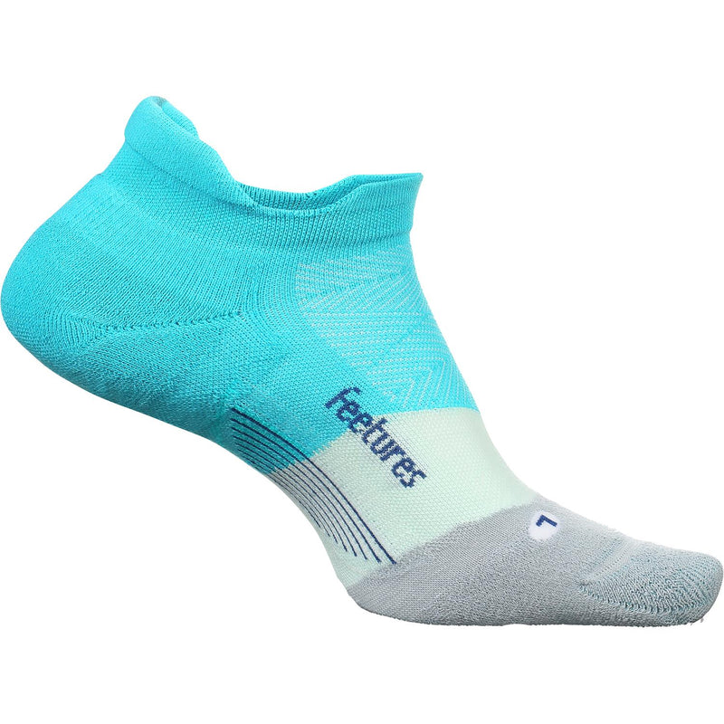 Women's Feetures Elite Ultra Light No Show Tab Socks AI Aqua