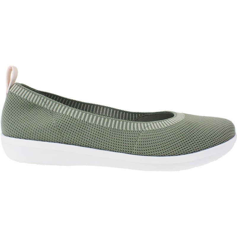 Women's Clarks Cloudsteppers Ayla Paige Dusty Olive Knit Textile