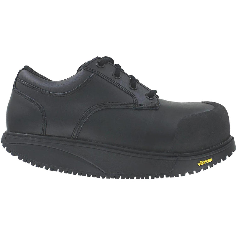 Unisex MBT Omega Safety Work Shoe Black Leather