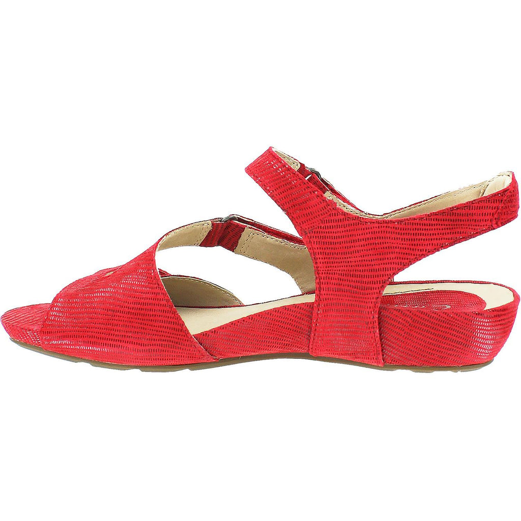 Womens Earthies Women's Earthies Nova Bright Red Suede Bright Red Suede