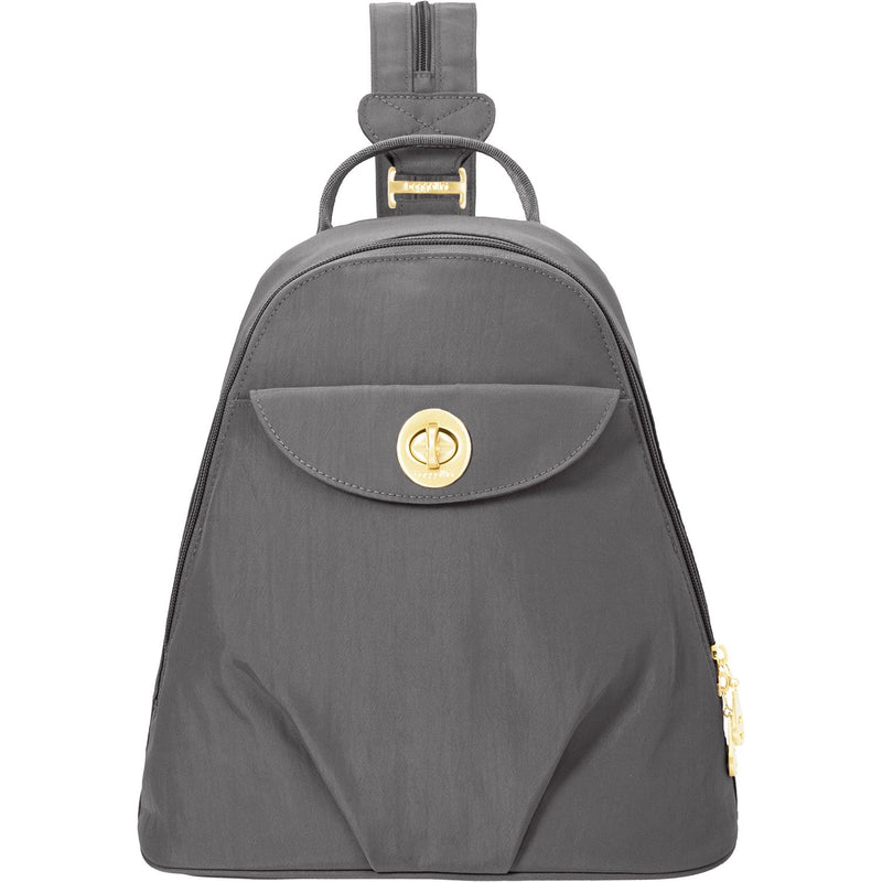 Women's Baggallini Dallas Convertible Backpack Charcoal Nylon