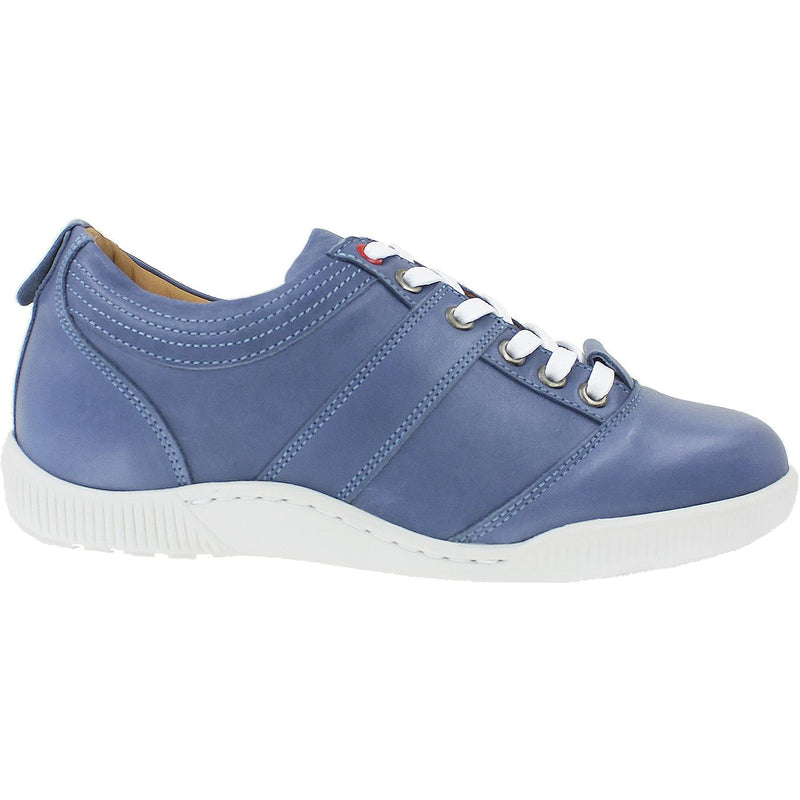Women's Viktor Shoes Heather Blue Leather