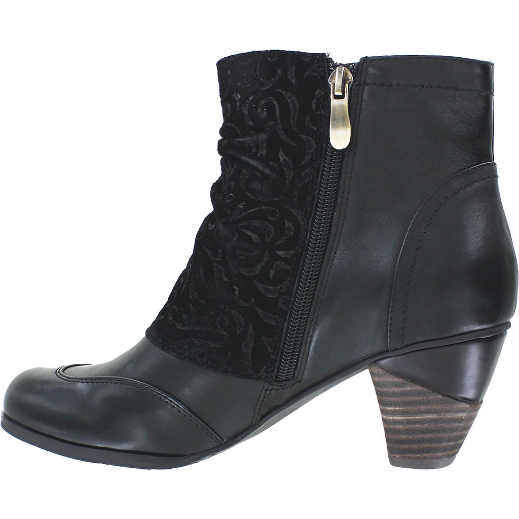Womens L'artiste by spring step Women's Spring Step Belgard Black Leather Black Leather