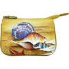 Womens Anuschka Women's Anuschka Medium Zip Pouch Gift Of The Sea Leather Gift Of The Sea Leather