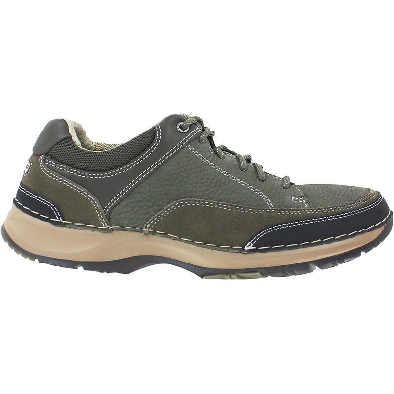 Men's Rockport RocSports Lite Five Lace Up Breen Brown/Green Leather