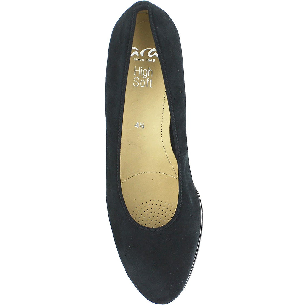 Womens Ara shoes Women's Ara Shoes Ophelia Black Samtchevro Suede Black Samtchevro Suede