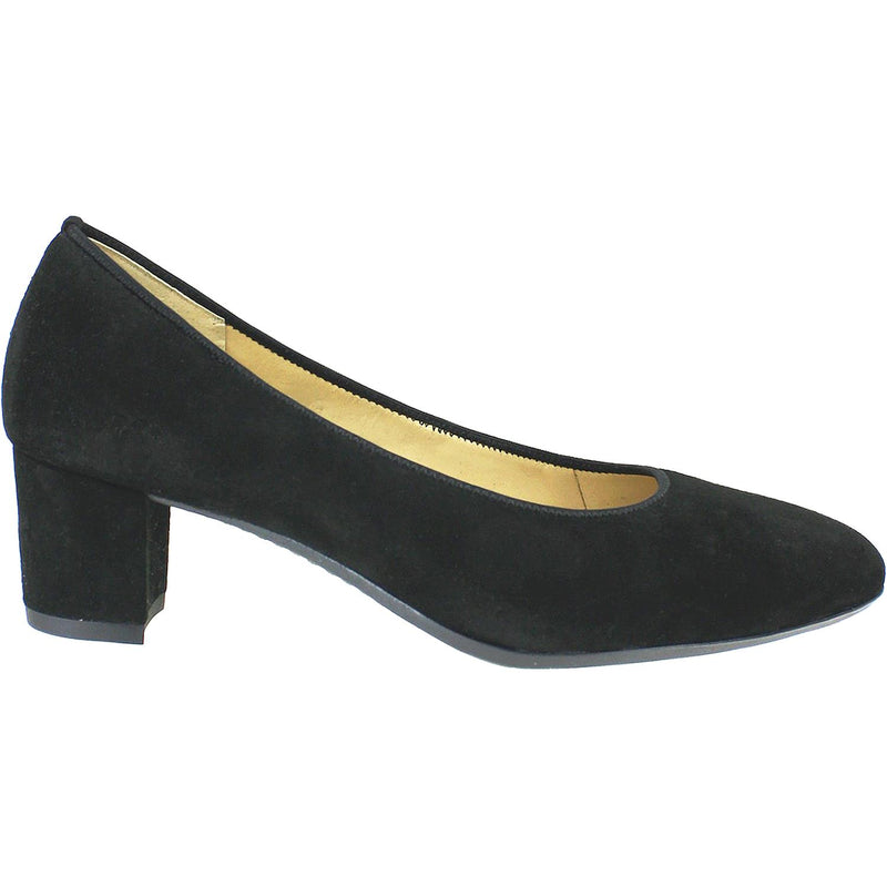 Women's Ara Shoes Kendall Black Samtchevro Suede