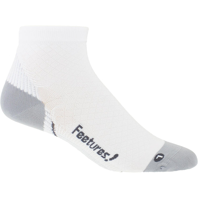 Unisex Feetures PF Relief White Unisex Socks