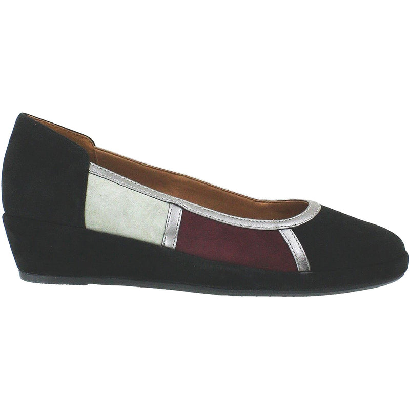 Women's L'Amour Des Pieds Bettyjane Black/Grey/Mulberry Leather/Suede