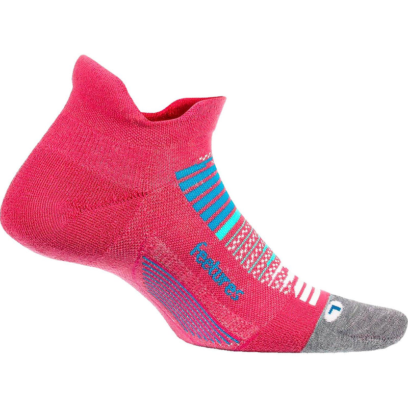 Women's Feetures Elite Max Cushion No Show Tab Socks Quasar Pink