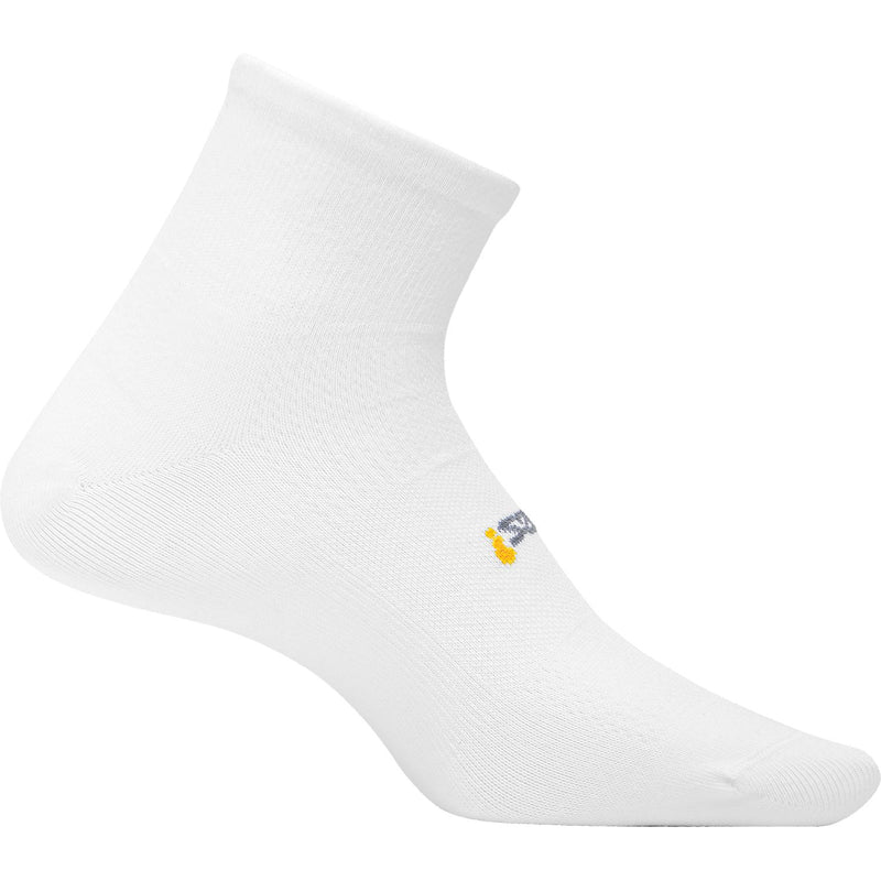 Unisex Feetures High Performance Ultra Light Quarter Socks White