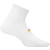 Unisex Feetures Unisex Feetures High Performance Ultra Light Quarter Socks White White
