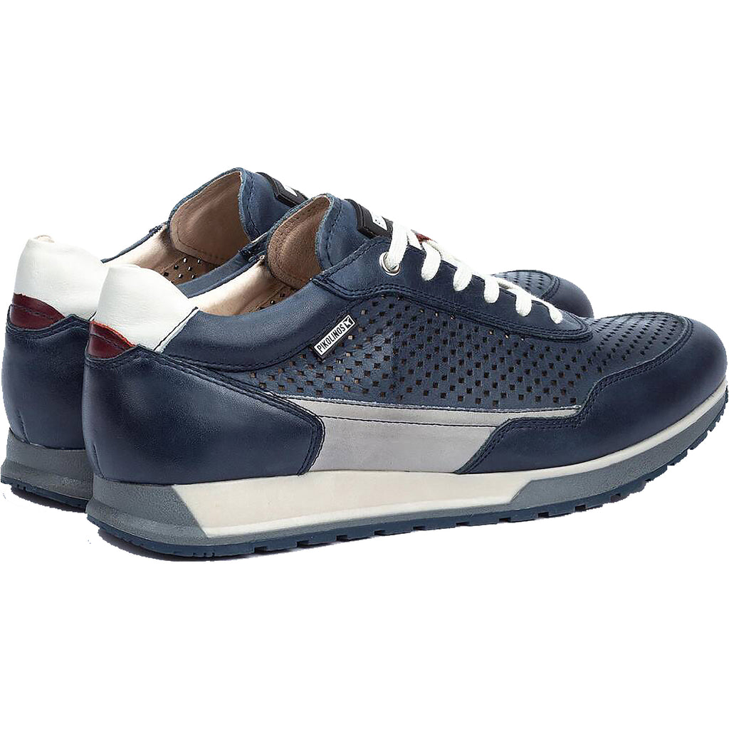 Mens Pikolinos Men's Pikolinos Cambil M5N-6029C1 Blue Leather Blue Leather