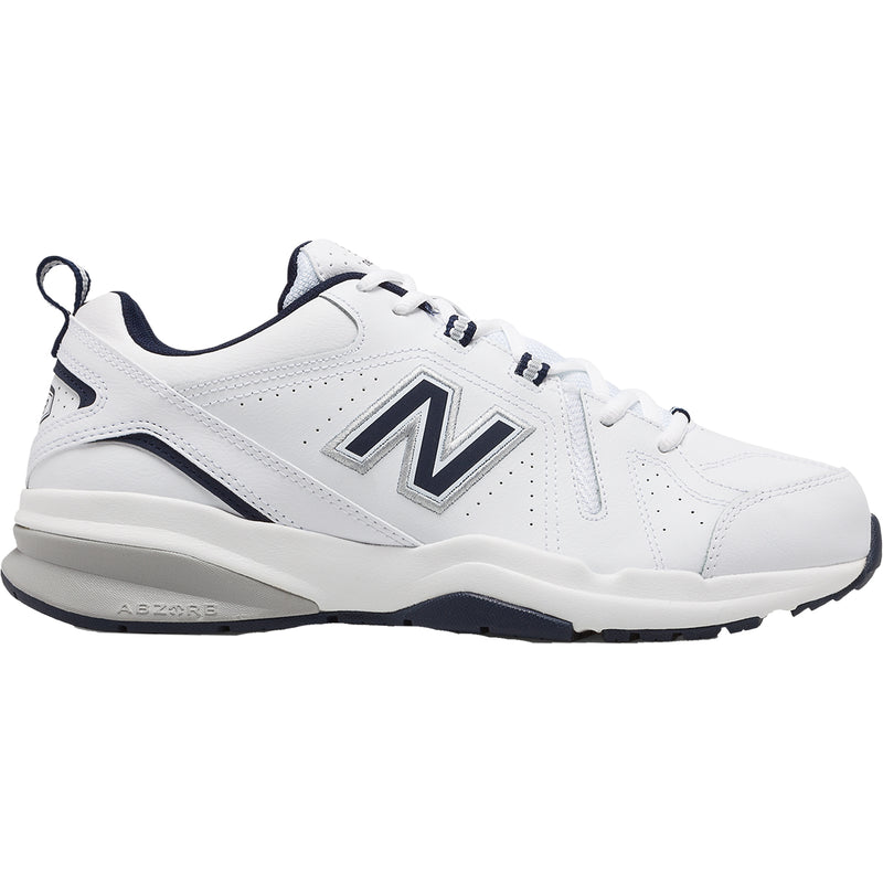 Men's New Balance MX608WN5 White/Navy Leather