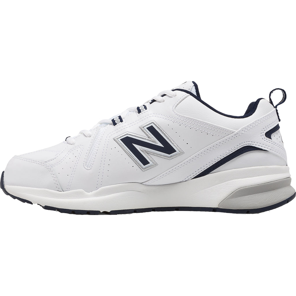 Mens New balance Men's New Balance MX608WN5 White/Navy Leather White/Navy Leather