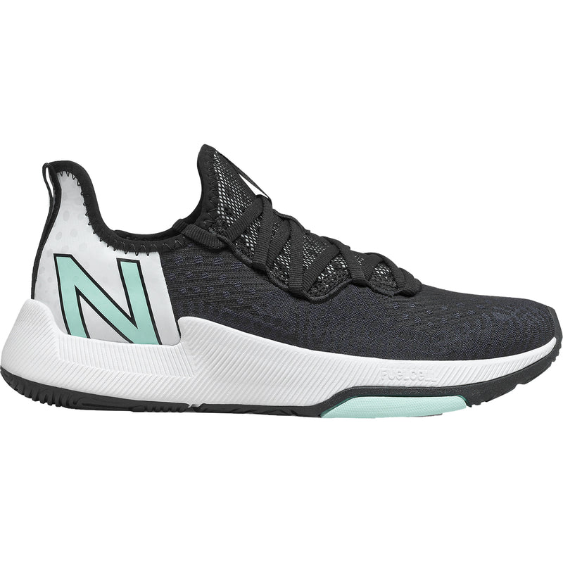 Women's New Balance WXM100LK FuelCell Trainer Black/Outerspace/White Mint Knit Mesh